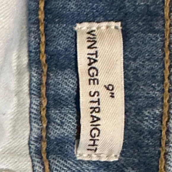 J. Crew Vintage Straight Leg Jeans - Blue, size 31 T. - Picture 6 of 7